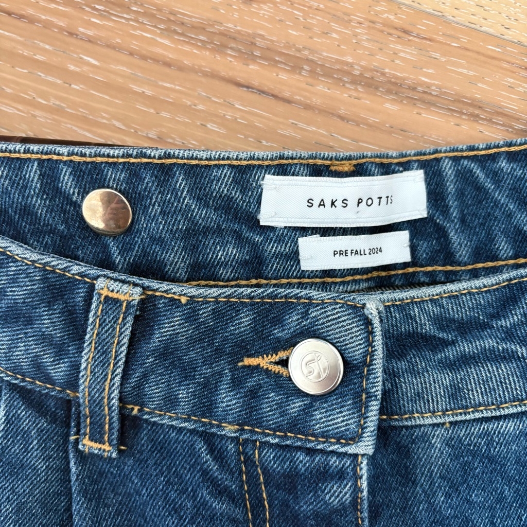Saks Potts Shake Pleated Jeans — image 6 of 8